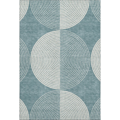 Premium Machine Washable Mayfield AMF2275 Geometric Rug