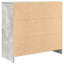 Sideboard With Drawer 80X34x76 Cm Engineered Wood-1128591417