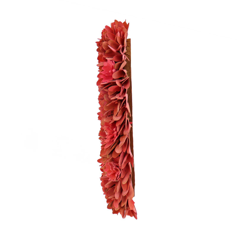 Couronne en bois 19 po, Rose