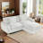 Modular Sofa With Ottoman-1638545864