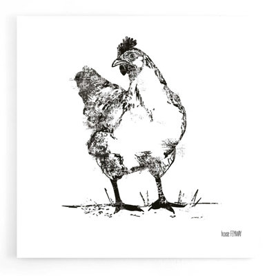«Farmhouse Chicken» par House Fenway - impression sans cadre