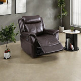 Comfortable recliner with ergonomic design