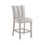 TABOURET DE TABLE BEIGE, 2 pièces