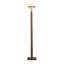 Lampe sur pied Tambo Torchiere - Finition bois, laiton vieilli, gradateur-96227971
