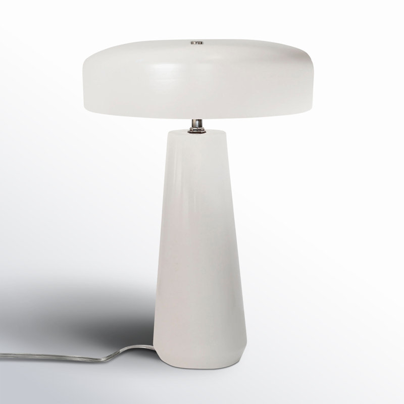 Lampe de table en céramique Percy, Bisque