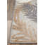 Tapis d'intérieur et d'extérieur à motif floral beige / gris / brun Hernandez-927774837