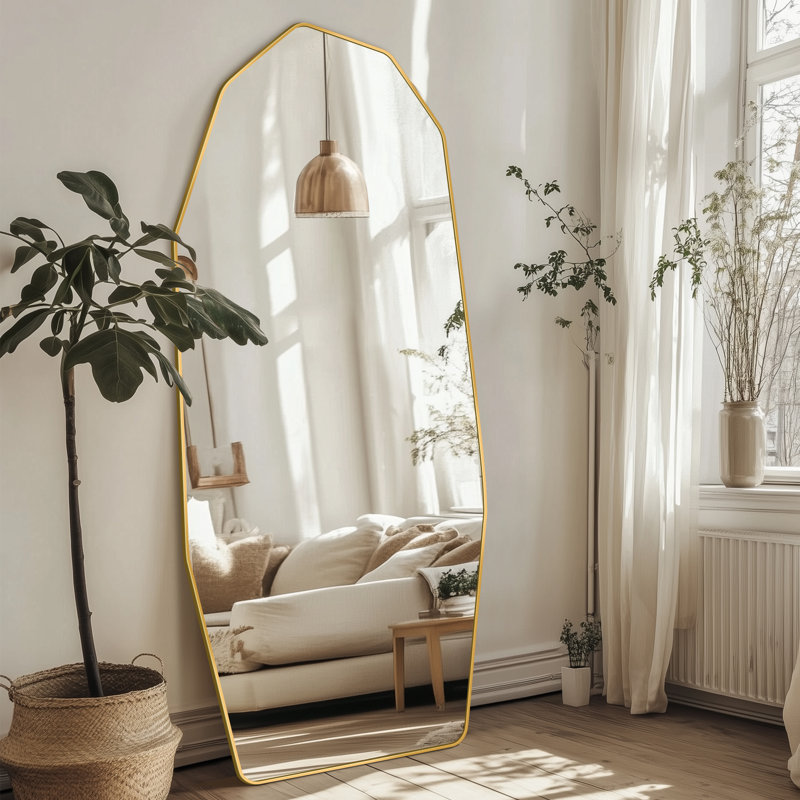 Miroir Chic, Or, 71 po x 26 po