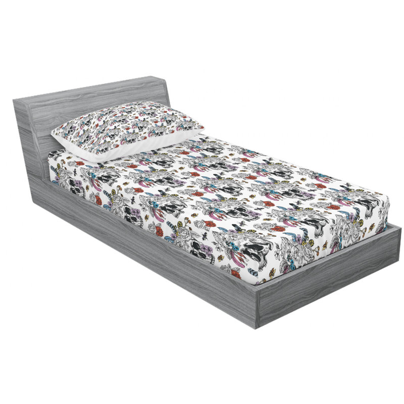 Microfiber Sheet Set, Twin Sheet Set with Fitted Sheet and 1 Pillowcases