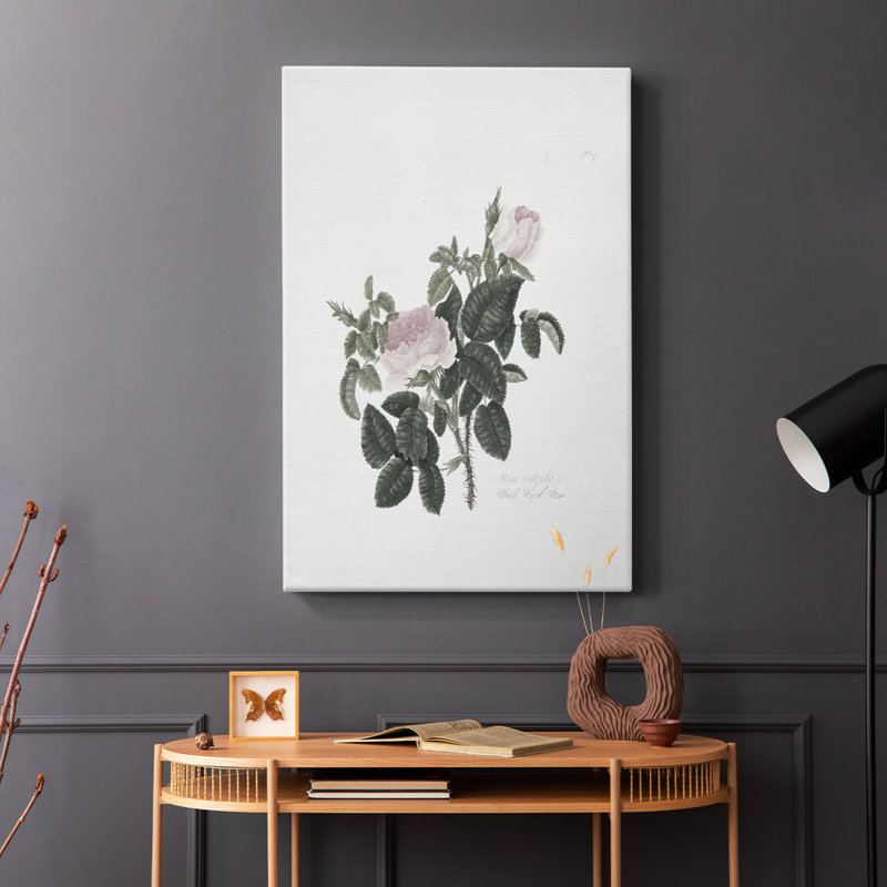 Imprimé floral rétro CLxxxix - galerie Cavas, H 36 po x l 24 po