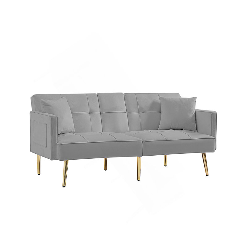 Canapé-lit 69,2 po, Gris