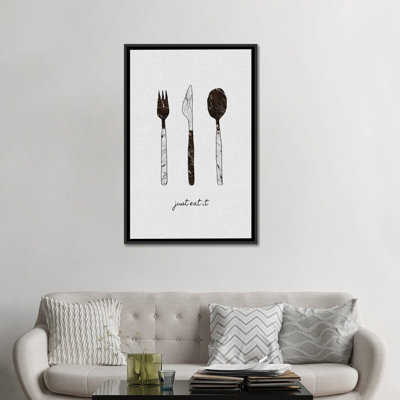 «Just Eat it», impression sur toile