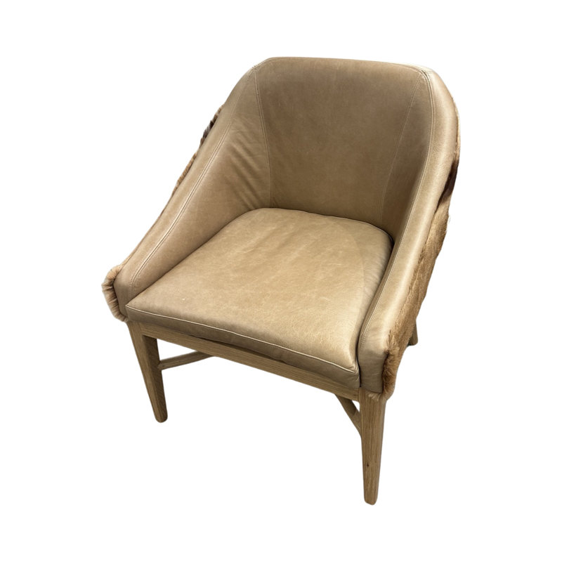 Chaise en cuir naturel et cuir Meubles