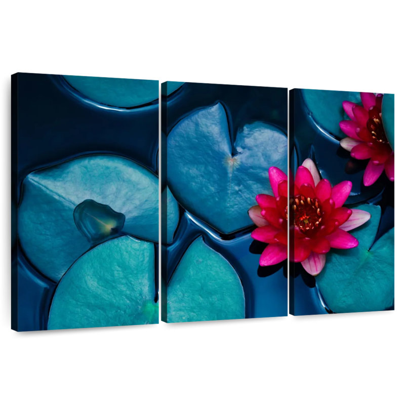 Fleurs de lotus Harnek, H 24 po x l 38 po