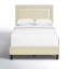 Lit rembourré avec 2 tables de chevet - Ensemble de chambre à coucher moderne-1998836747-1998836751