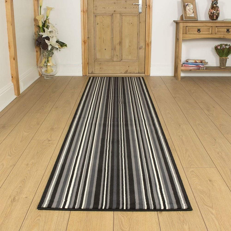 Ainsley Striped Indoor Area Rug, Runner 240cm x 80cm