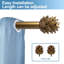 Tringle à rideaux simple ajustable 0,75 po Waco Pinecone-1455582663-1455582668