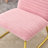 Modern Minimalist Single Person Sofa Chair With Golden Metal Legs. Suitable For Living Room-1608409612