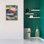 «Nocturn 2» par Cheryl Warrick, art mural sur toile