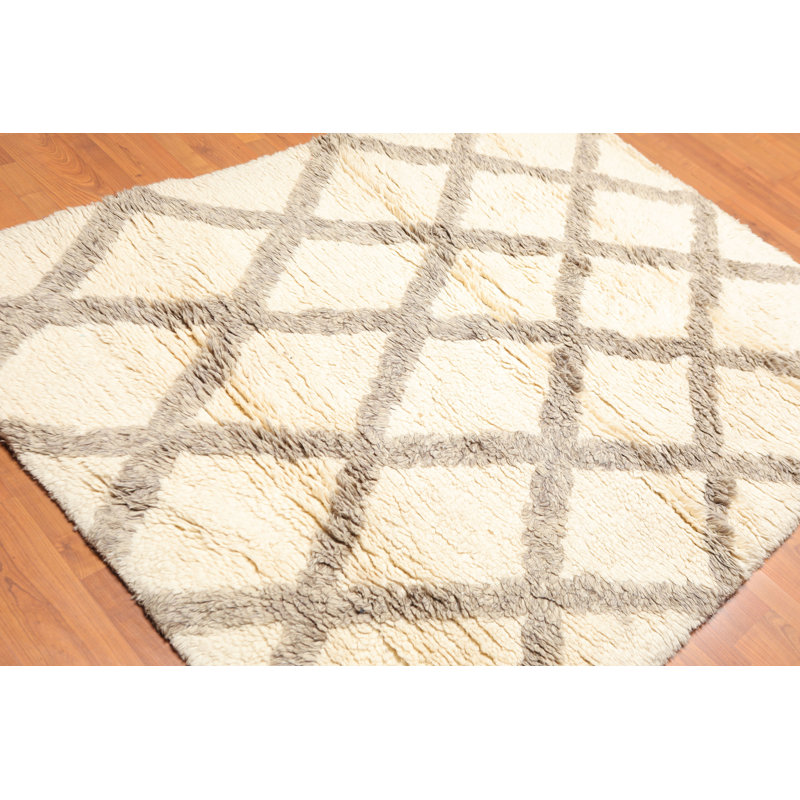 Wool Geometric Indoor Rug