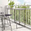 Folding Garden Table 90X51x75 Cm Poly Rattan-1585067369