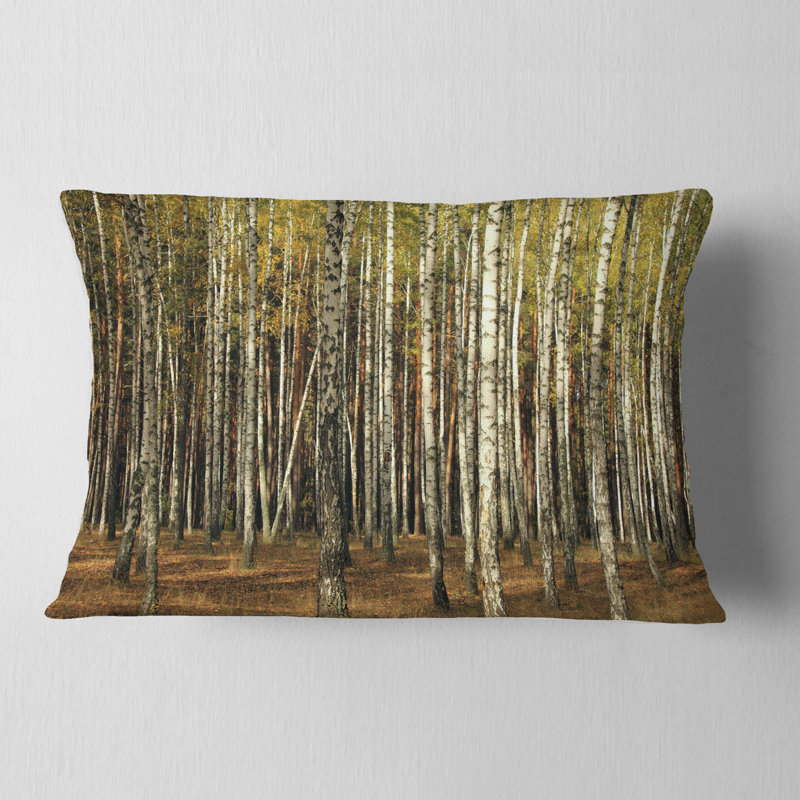 Coussin Green Forest, 12 po x 20 po, Rectangle