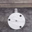White Marble 12.5" Paper Towel Holder