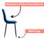 Chaise d'appoint en velours saphir-2126821239-2097934710