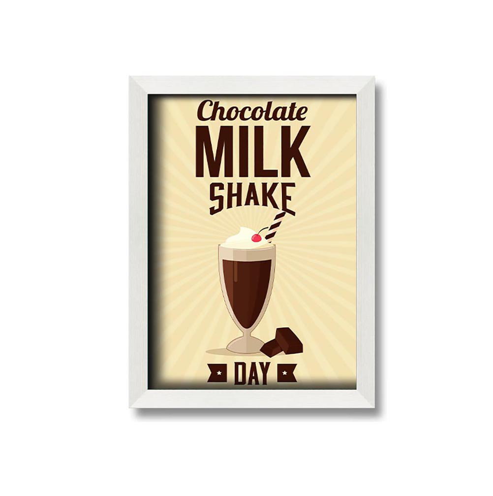 Chocolate Milk Shake Day Gerahmter Druck Wandkunst