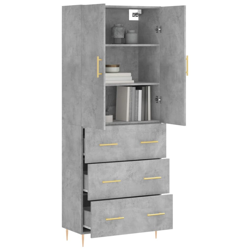 Simek 69.5cm Sideboard, Concrete Grey