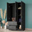  Armoire garde-robe avec miroir pratique sur l'une des portes et deux tiroirs-1723148866