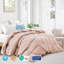Insertion de couette toutes saisons en duvet d'oie blanche et en duvet avec housse 100% coton 300TC, simple-2050847818-2104695303