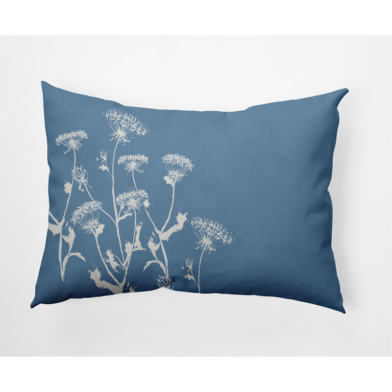  Housse de coussin carré et insert, Bleu