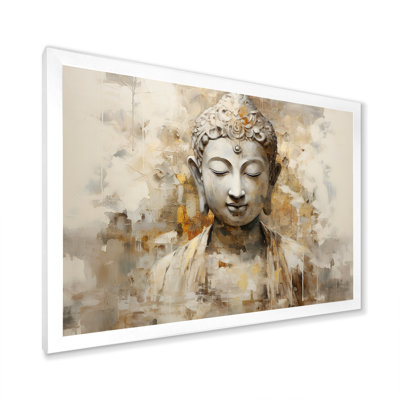 Simple Buddhism Statue II - Buddhism Canvas Art