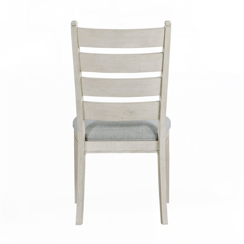 Side Chairs Set, Antique White, Gray