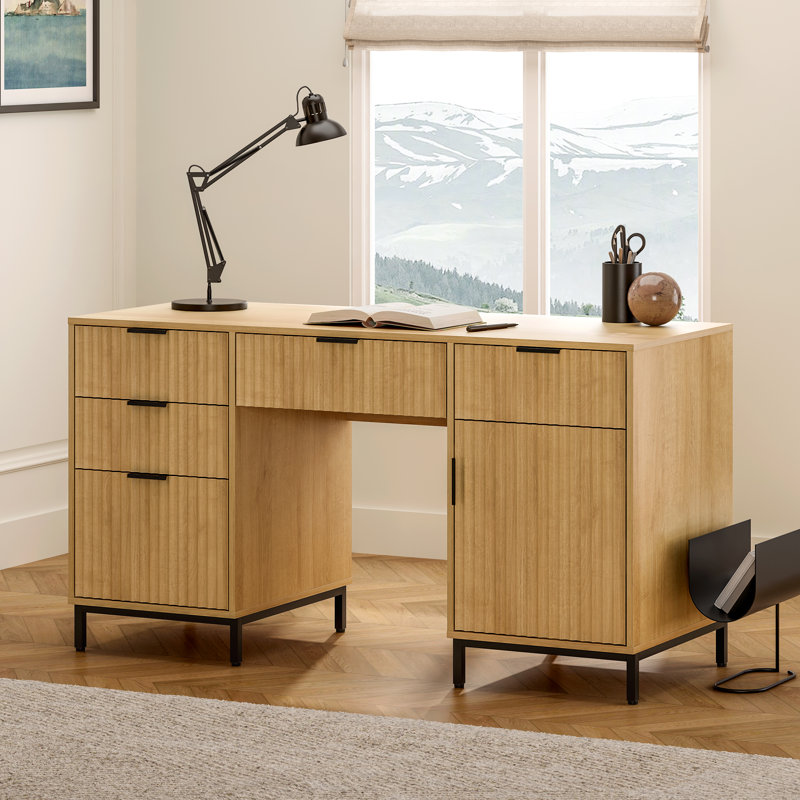 Armoire de rangement 55 po, Chêne naturel
