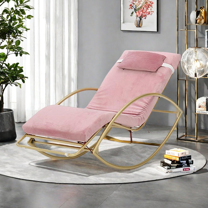 Chaise berçante Casual, Rose