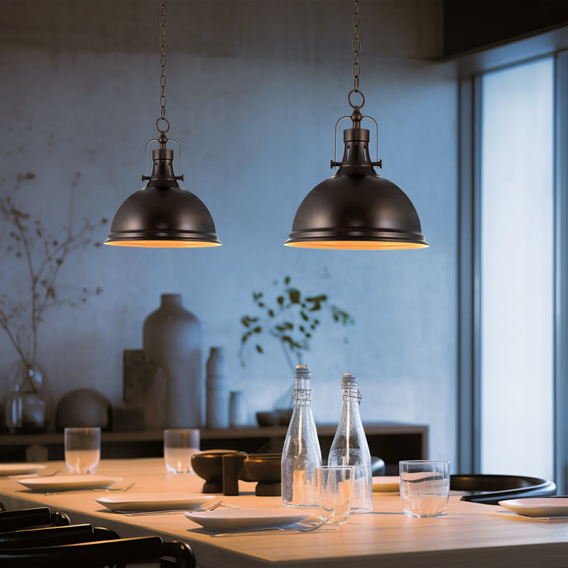 Felio 1 - Light Shaded Pendant, Oil Rubbed Bronze