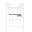 Lit mezzanine en métal avec bureau et grille en métal-1940819732