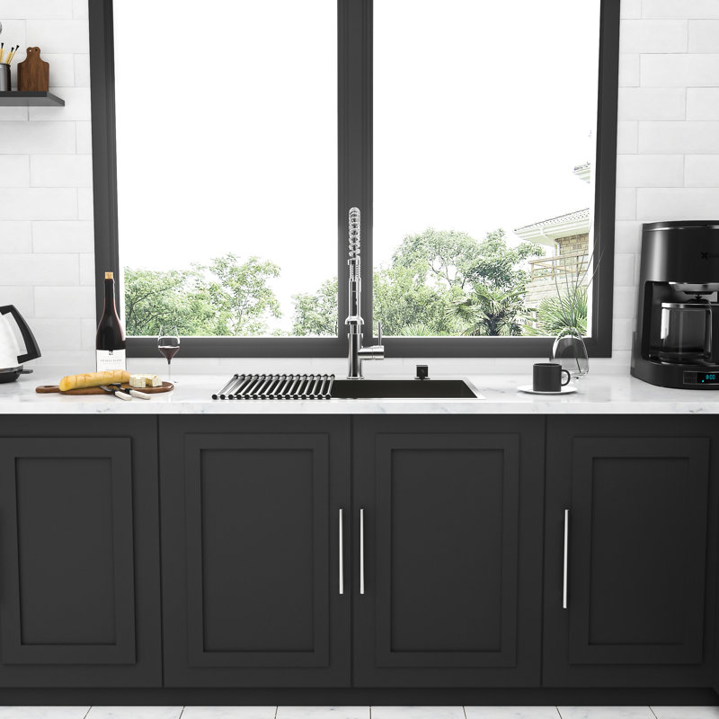 28 Inch Drop In Kitchen Basin - Stainless Steel 18 Gauge, And Practical, Brushed Nickel, Single Bowl Sink To Wear,