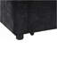 Canapé-lit modulaire en forme de L Canapé modulaire rembourré en L de 81,9 po avec canapé-lit et compartiment de rangement caché pour le salon, noir-769701982
