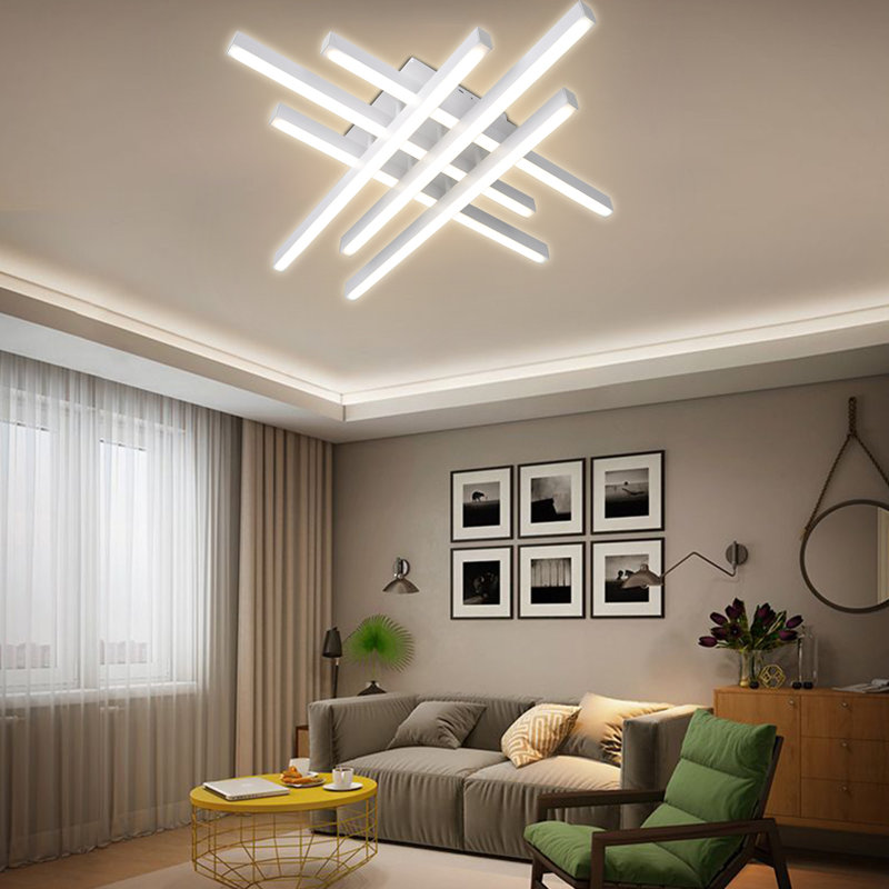 Dicksonville 6.69" H x 23.6" D LED Semi Flush Mount