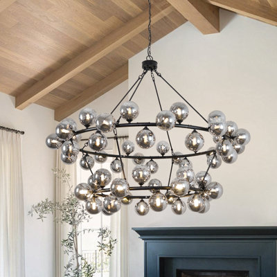 Lustre de salon moderne à 60 lumières Seina