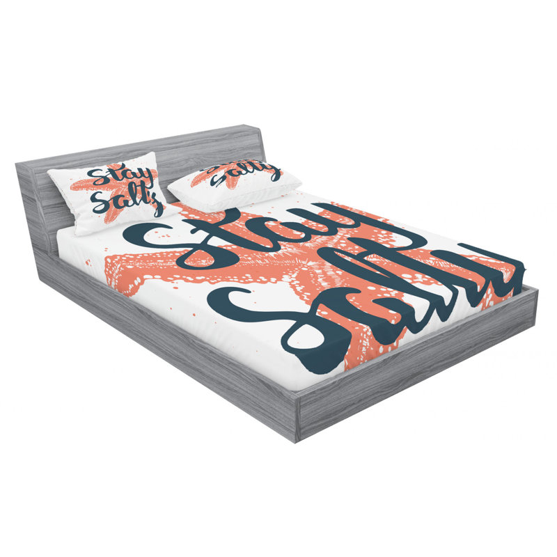 Ensemble de draps Beach, Ensemble de draps pour lit double + un drap-housse
