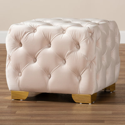 Kylin Velvet Ottoman