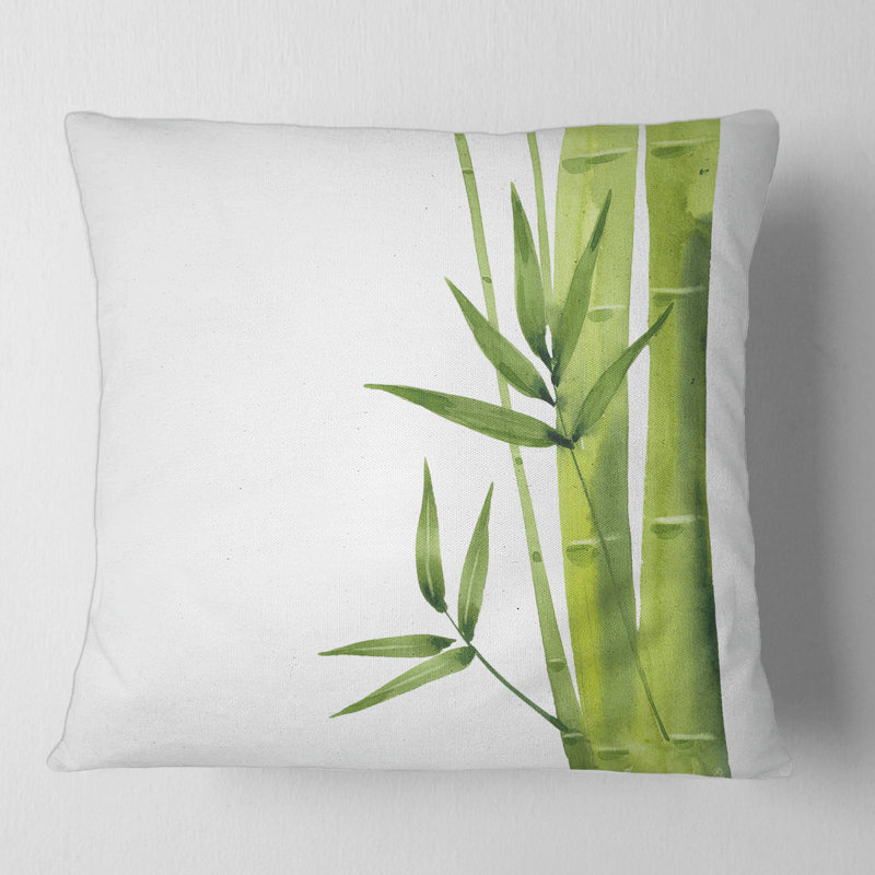 Floral Throw Pillow, 18" x 18"
