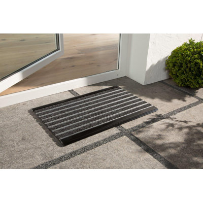 Non-Slip Striped Indoor Doormat