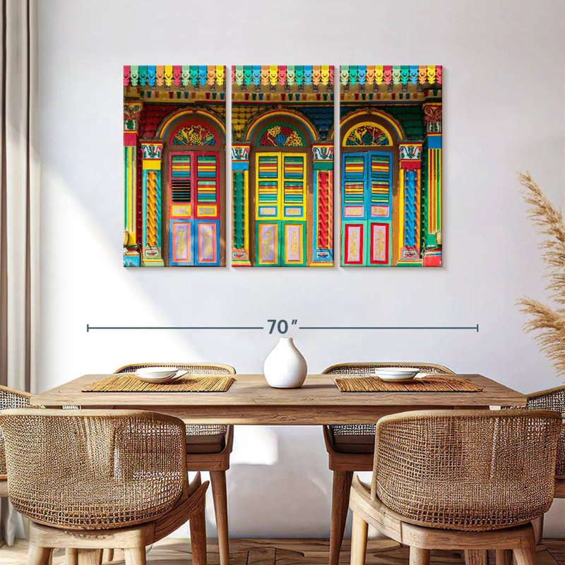 Lumineux Little India Doors, H 36 po x l 57 po