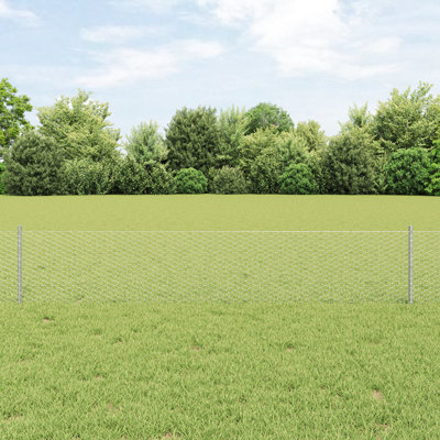 Fence with Post Segment Outdoor Barrier Garden Terrace Divider Boundary