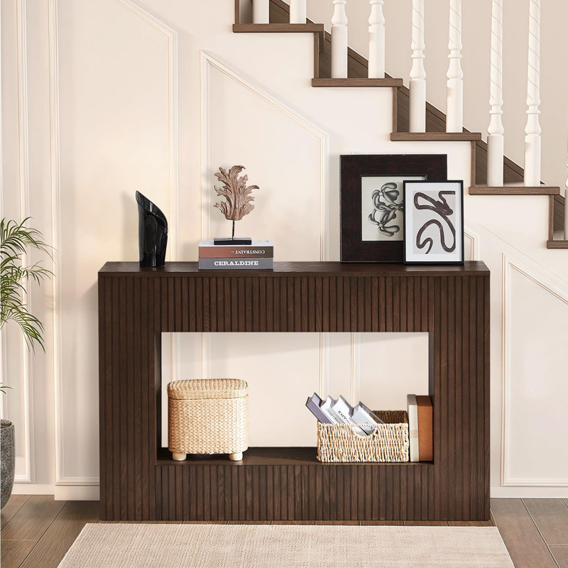 Console de 55 po, Noyer