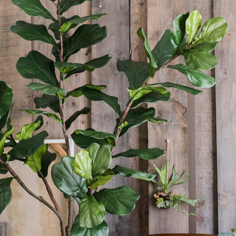 Arbre de figues artificiel en pot, H 39,4 po x l 15,7 po x P 5,1 po